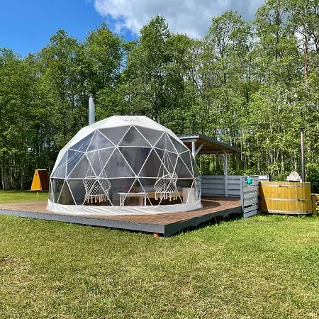 Luxury tent Glempings Kraces Kabile