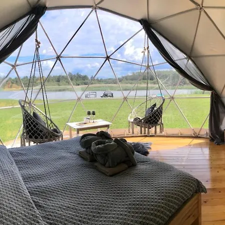 Luxury tent Glempings Kraces Kabile